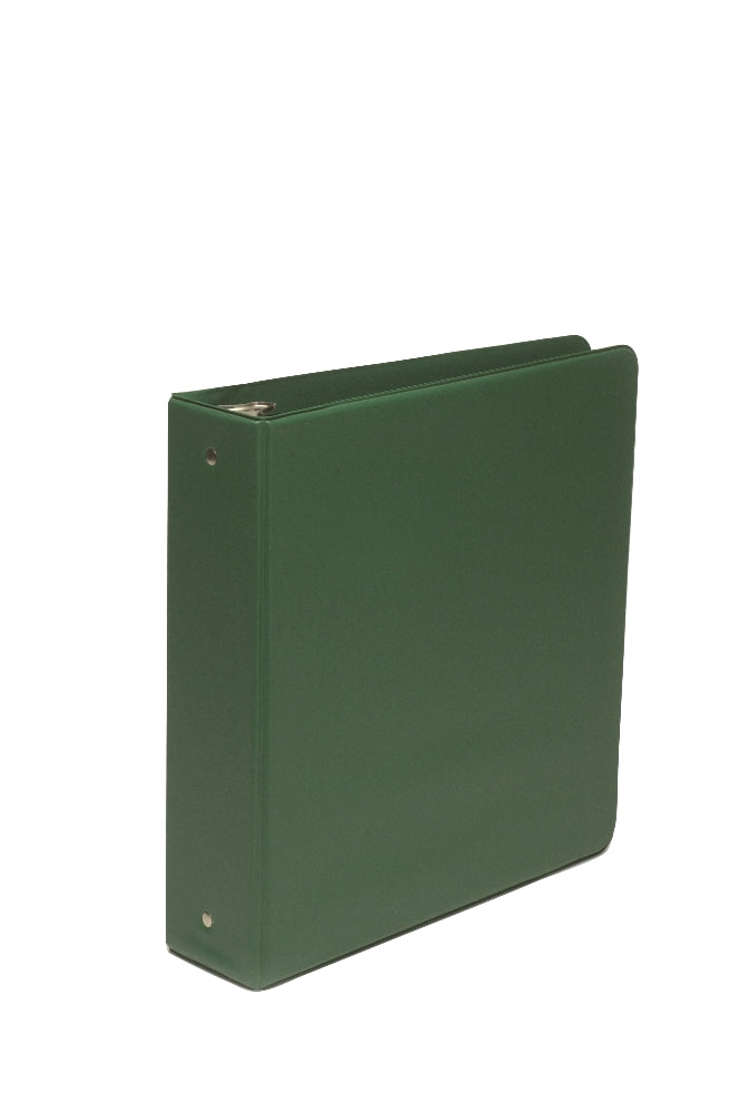 Round Ring Binder, Green, 2" Capacity