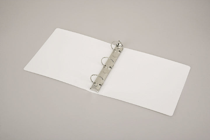 Image of SKILCRAFT® 3-Ring Flexible Poly Binder, White, 2" Capacity, 1 Each