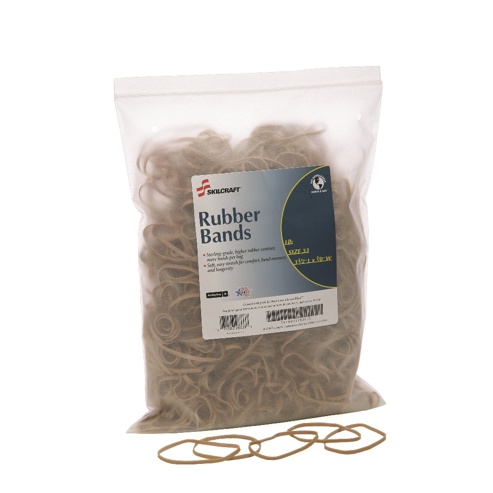 Rubber Bands, Size 33 - 3 1/2" x 1/8"