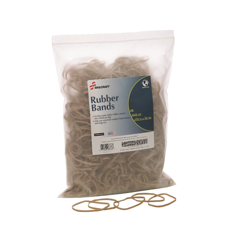 Rubber Bands, Size 33 - 3 1/2" x 1/8"