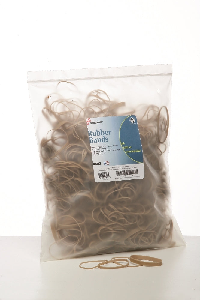 Rubber Bands, Size 54 - Assorted Sizes