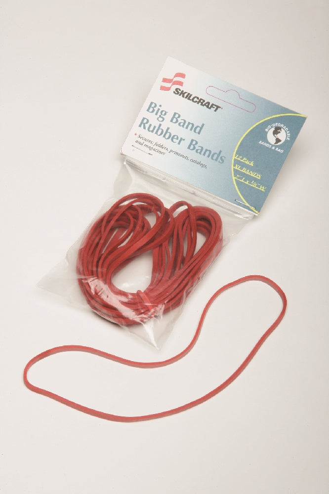 Rubber Bands, Big Band,  7" x 1/8"