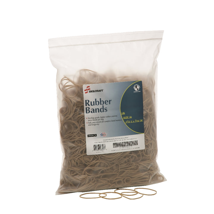 Rubber Bands, Size 16 - 2-1/2" x 1/16"