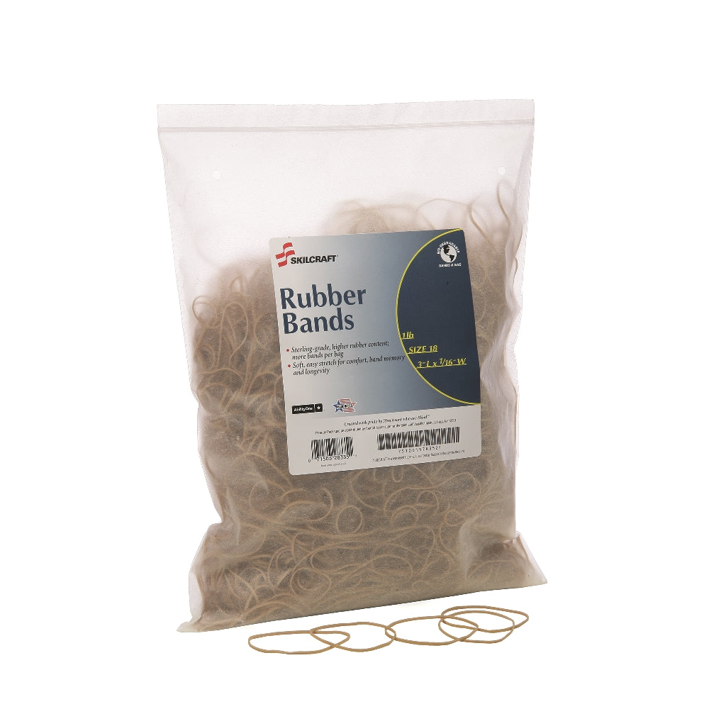 Rubber Bands, Size 18 - 3" x 1/16"