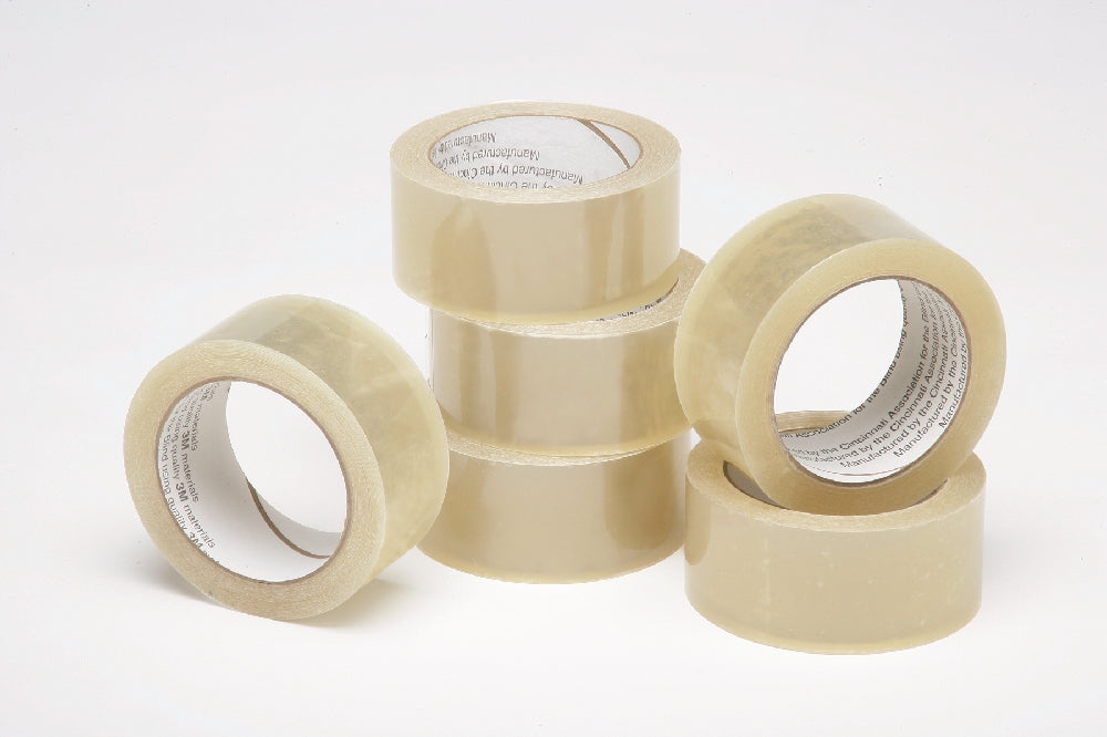 Image of SKILCRAFT® Package Sealing Tape, Commercial Grade, 2" x 55 yds, Clear, 6 Rolls
