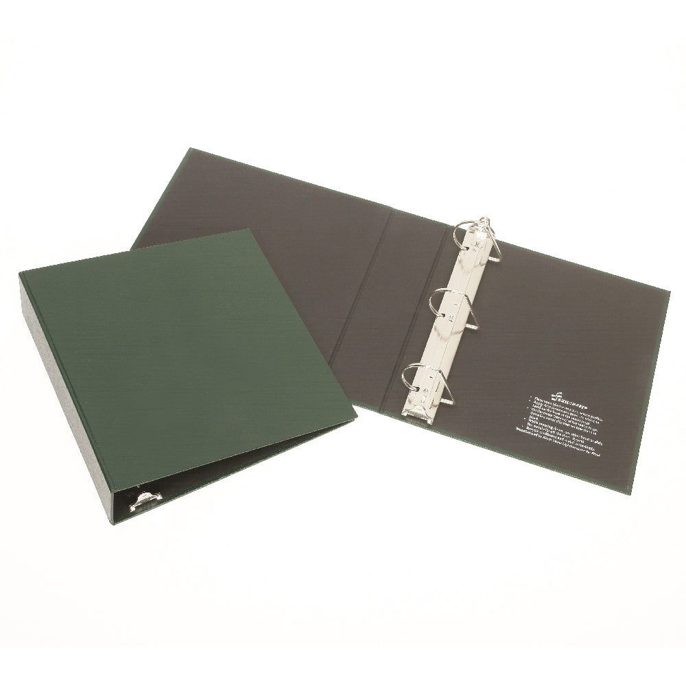 Image of SKILCRAFT® Recyclable D-Ring Binder, Green, 1-1/2" Capacity