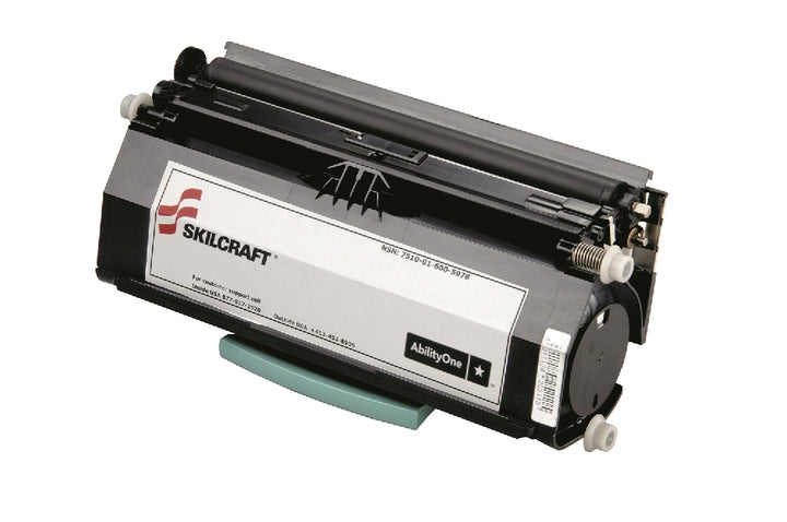 Image of SKILCRAFT® Remanufactured High Yield Universal Toner Cartridge for Lexmark E260/E360/E460/E462, Page Yield 9k, Black