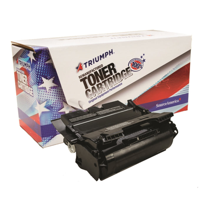 Image of SKILCRAFT® Remanufactured Extra High Yield Toner Cartridge for Lexmark T644/X644/X646, Page Yield 32k, Black