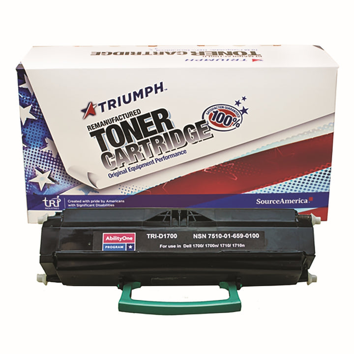 Image of SKILCRAFT® Remanufactured Universal High Yield Toner Cartridge for Dell 1700/1710, Page Yield 6k, Black