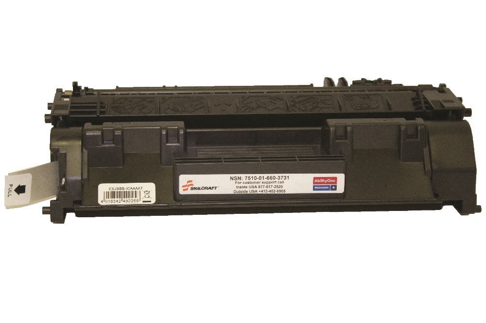 Image of SKILCRAFT® Remanufactured Toner Cartridge for HP CF280A (HP 80A), Page Yield 2.7k, Black