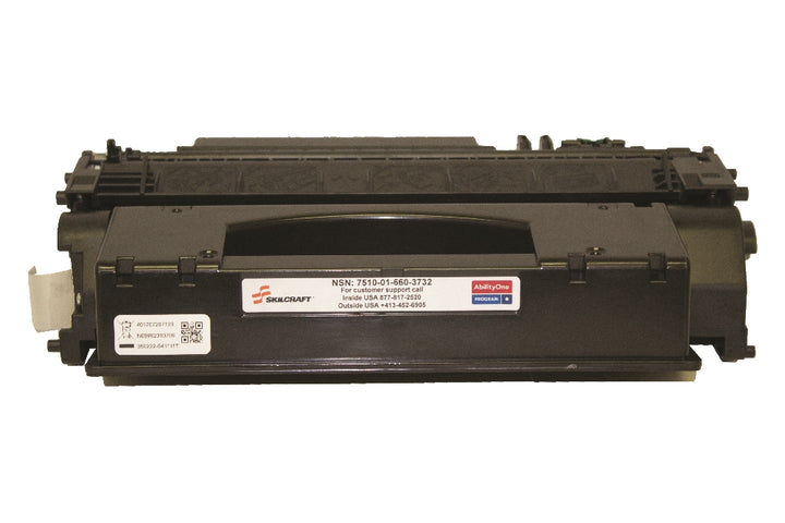 Image of SKILCRAFT® Remanufactured High Yield Toner Cartridge for HP CF280X (HP 80X), Page Yield 6.9k, Black