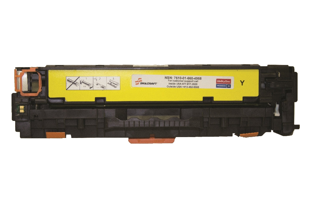 Image of SKILCRAFT® Remanufactured Toner Cartridge for HP CE412A (HP 305A), Page Yield 2.6k, Yellow