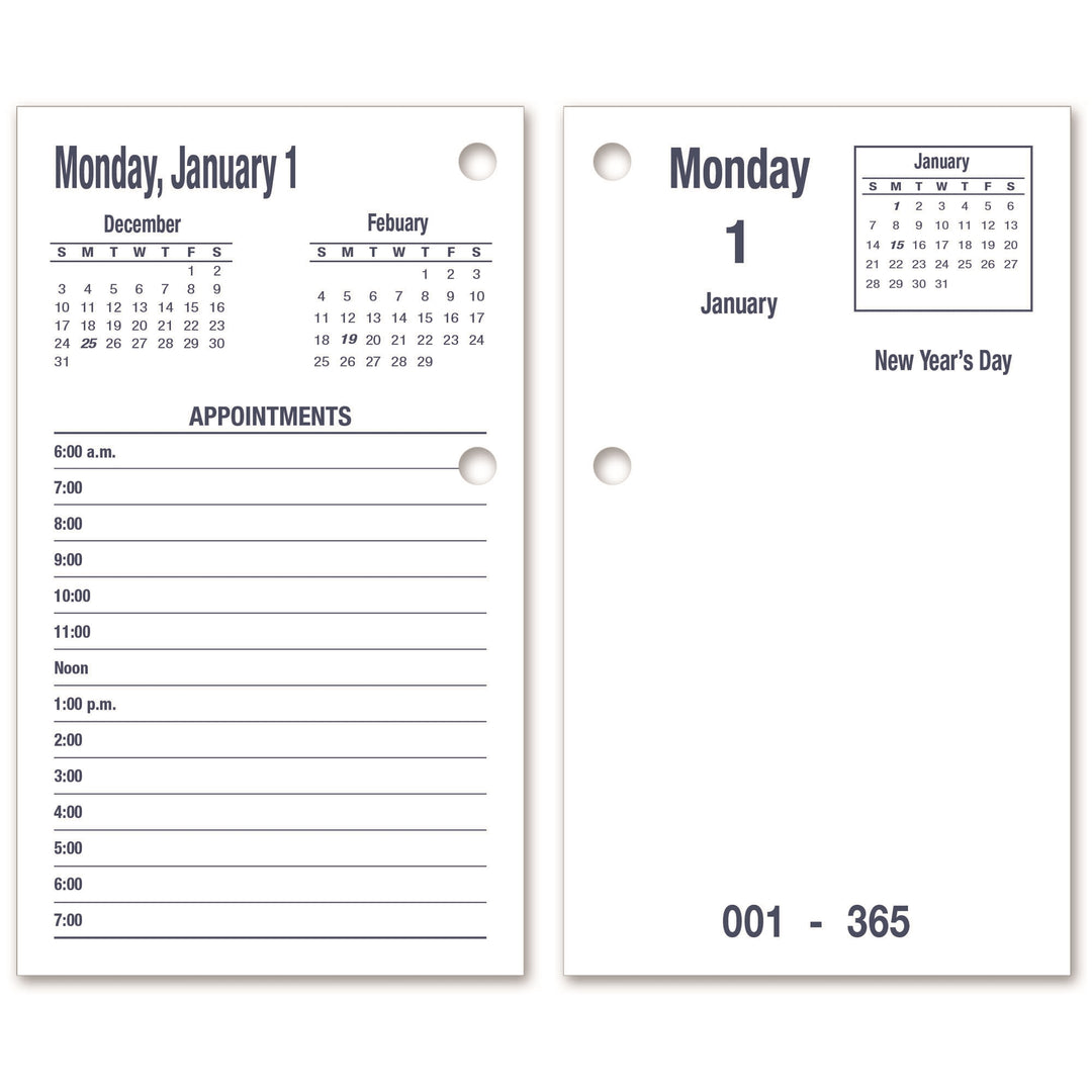 Image of Daymax Calendar Pad - Type II - 2026