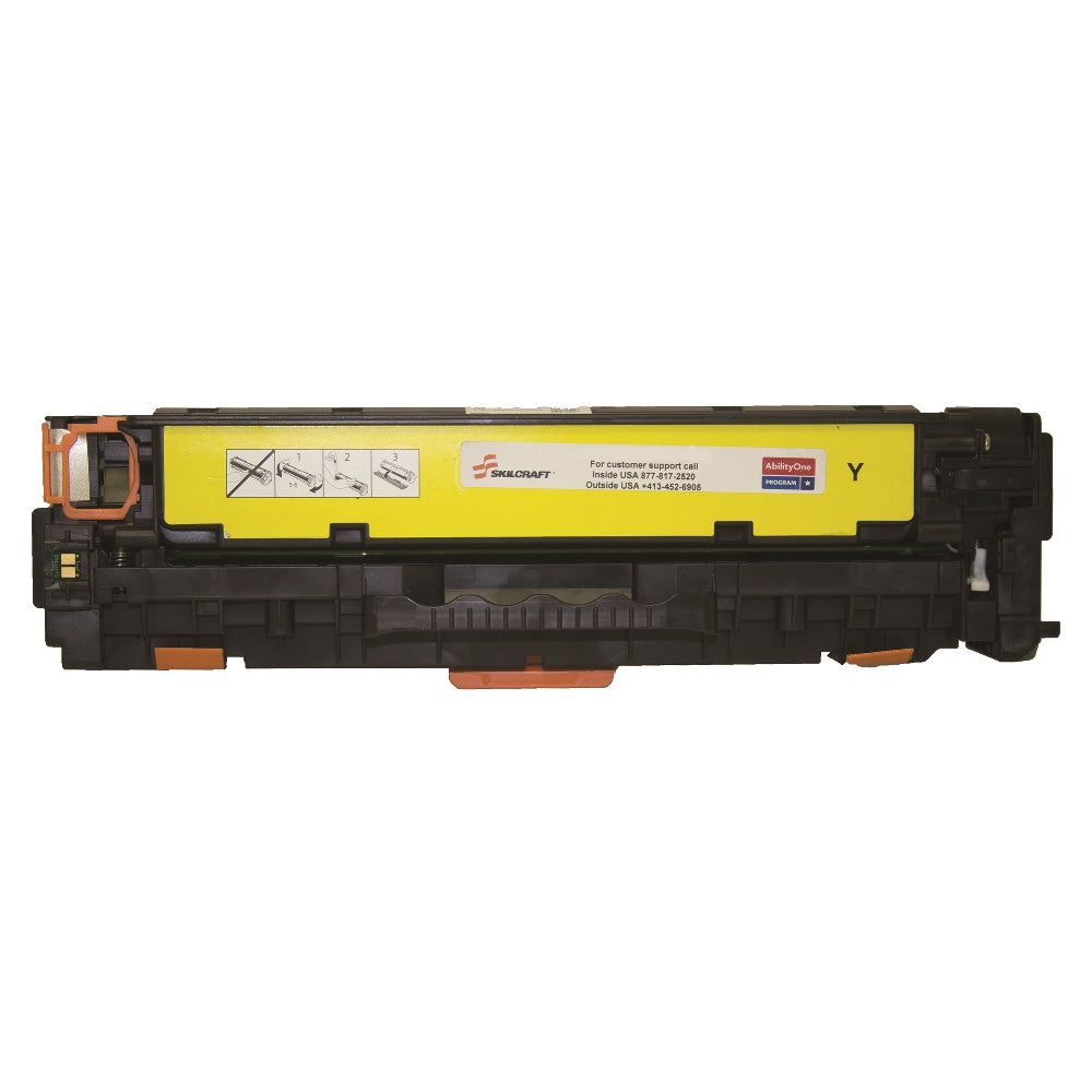 Image of SKILCRAFT® Remanufactured Toner Cartridge for HP CE252A (HP 504A), Page Yield 7k, Yellow