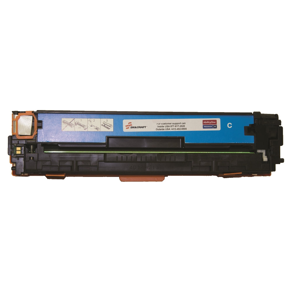 Image of SKILCRAFT® Remanufactured Toner Cartridge for HP CE251A (HP 504A), Page Yield 7k, Cyan
