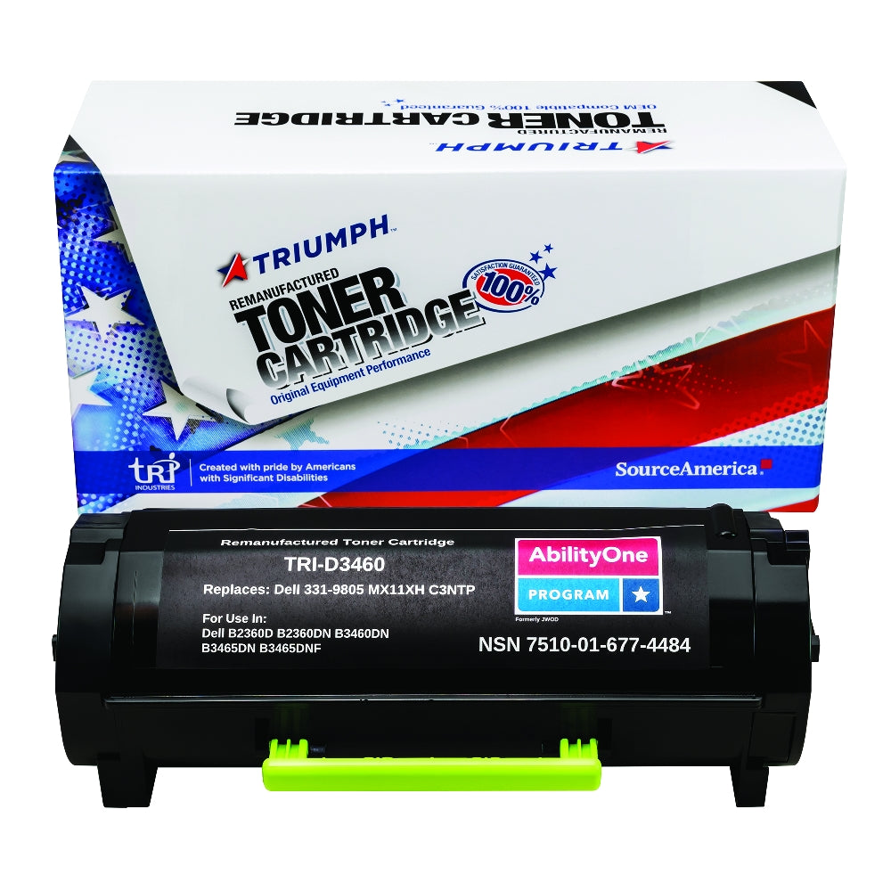 Image of SKILCRAFT® Remanufactured High Yield Toner Cartridge for Dell B2360/B3460/B3465, Page Yield 8.5k, Black