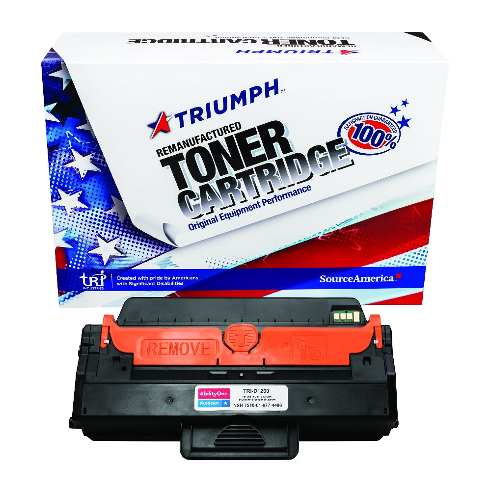 Image of SKILCRAFT® Remanufactured High Yield Toner Cartridge for Dell B1260/B1265, Page Yield 2.5k, Black