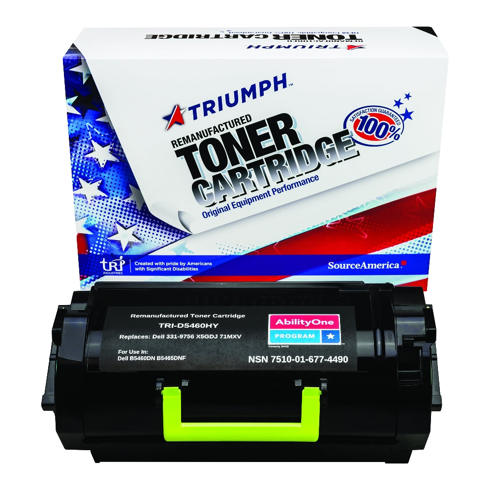 Image of SKILCRAFT® Remanufactured High Yield Toner Cartridge for Dell B5460/B5465, Page Yield 25k, Black