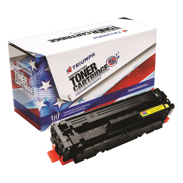 Image of SKILCRAFT® Remanufactured Toner Cartridge for HP CF412A (HP 410A), Page Yield 2.3k, Yellow