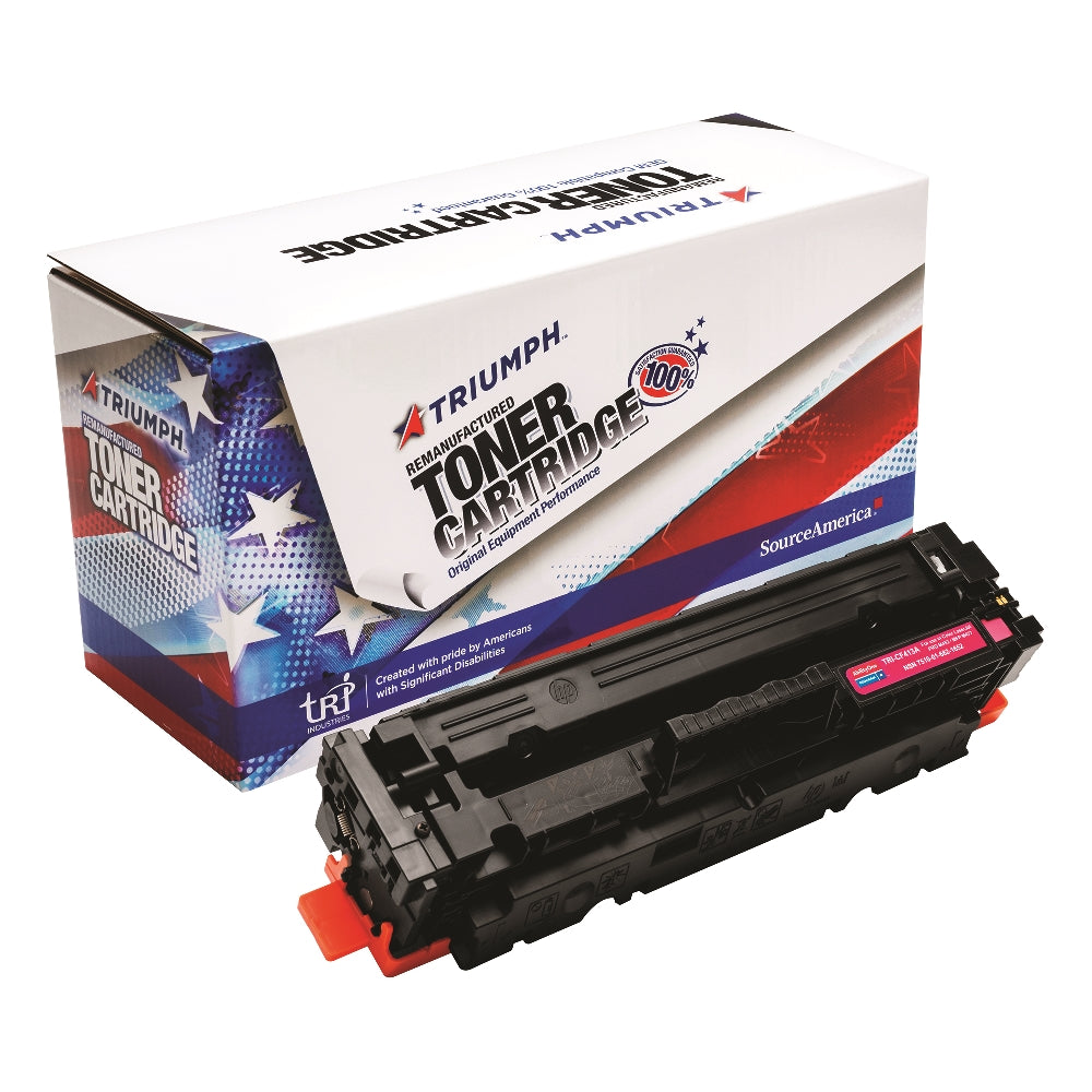 Image of SKILCRAFT® Remanufactured Toner Cartridge for HP CF413A (HP 410A), Page Yield 2.3k, Magenta