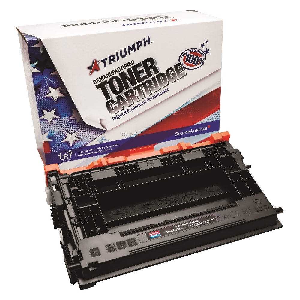 Image of SKILCRAFT® Remanufactured Toner Cartridge for HP CF237A (HP 37A), Page Yield 11k, Black