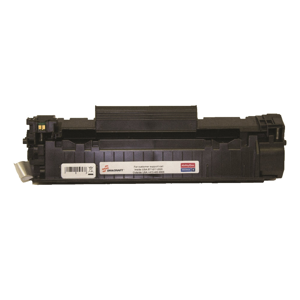 Image of SKILCRAFT® Remanufactured Toner Cartridge for HP Q2612A (HP 12A), Page Yield 2k, Black