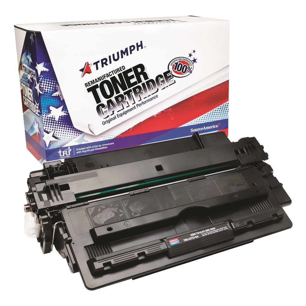 Image of SKILCRAFT® Remanufactured Toner Cartridge for HP CF214A (HP 14A), Page Yield 10k, Black