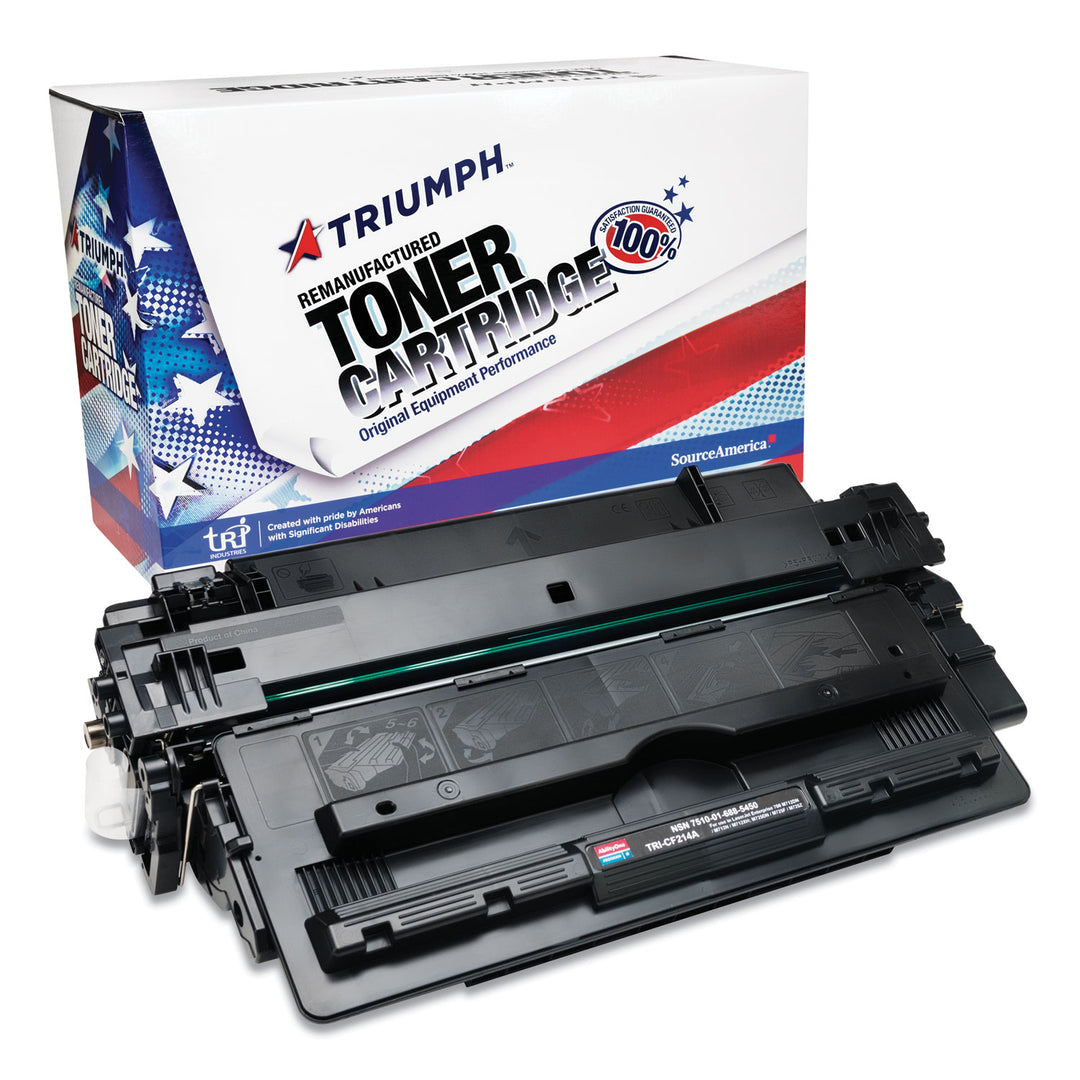 Image of SKILCRAFT® Remanufactured Toner Cartridge for HP CF214A (HP 14A), Page Yield 10k, Black