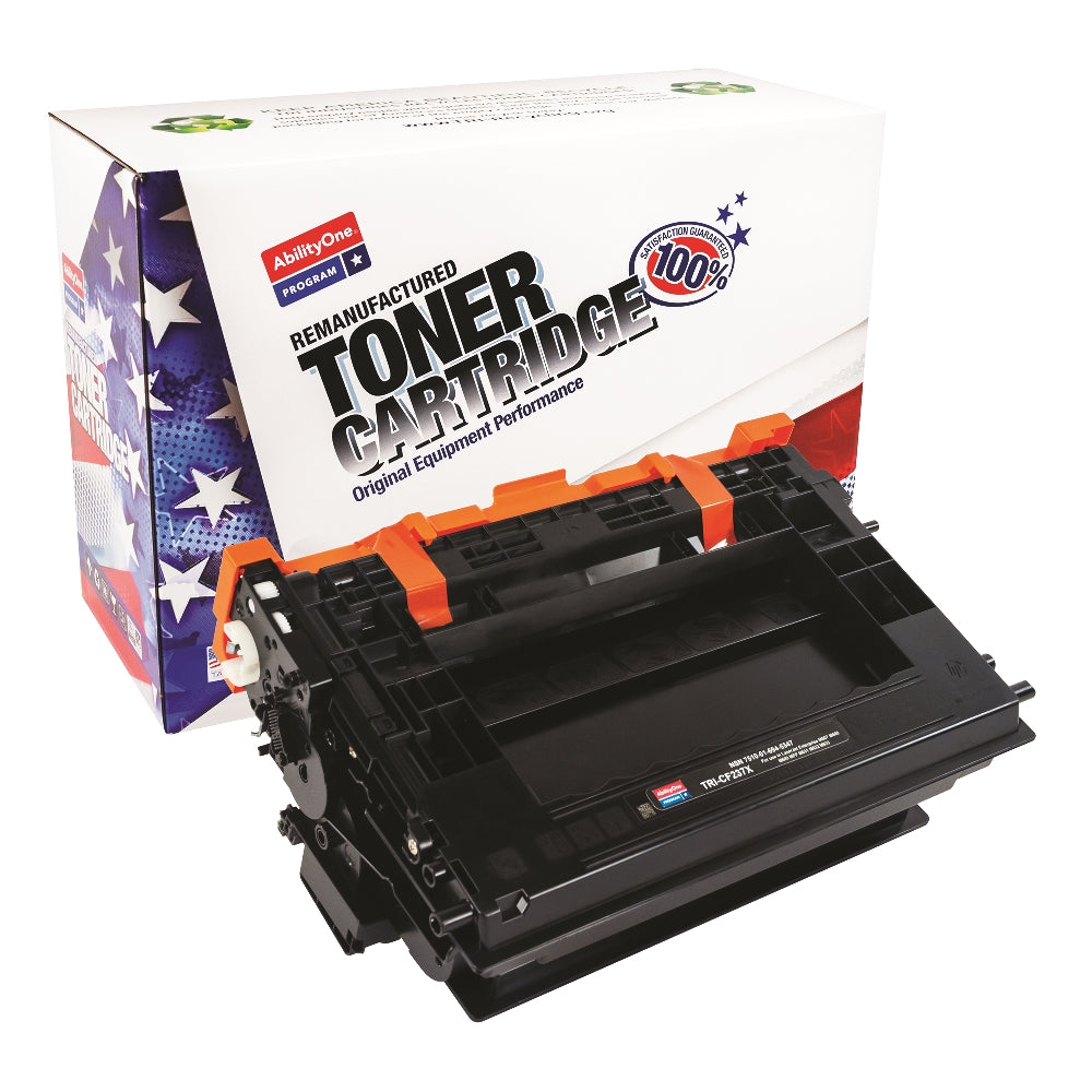 Image of SKILCRAFT® Remanufactured High Yield Toner Cartridge for HP CF237X (HP 37X), Page Yield 25k, Black