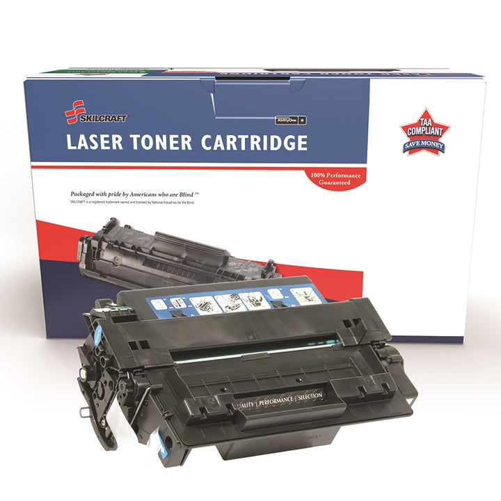 Image of SKILCRAFT® Remanufactured Toner Cartridge for HP Q7551A (HP 51A), Page Yield 6.5k, Black