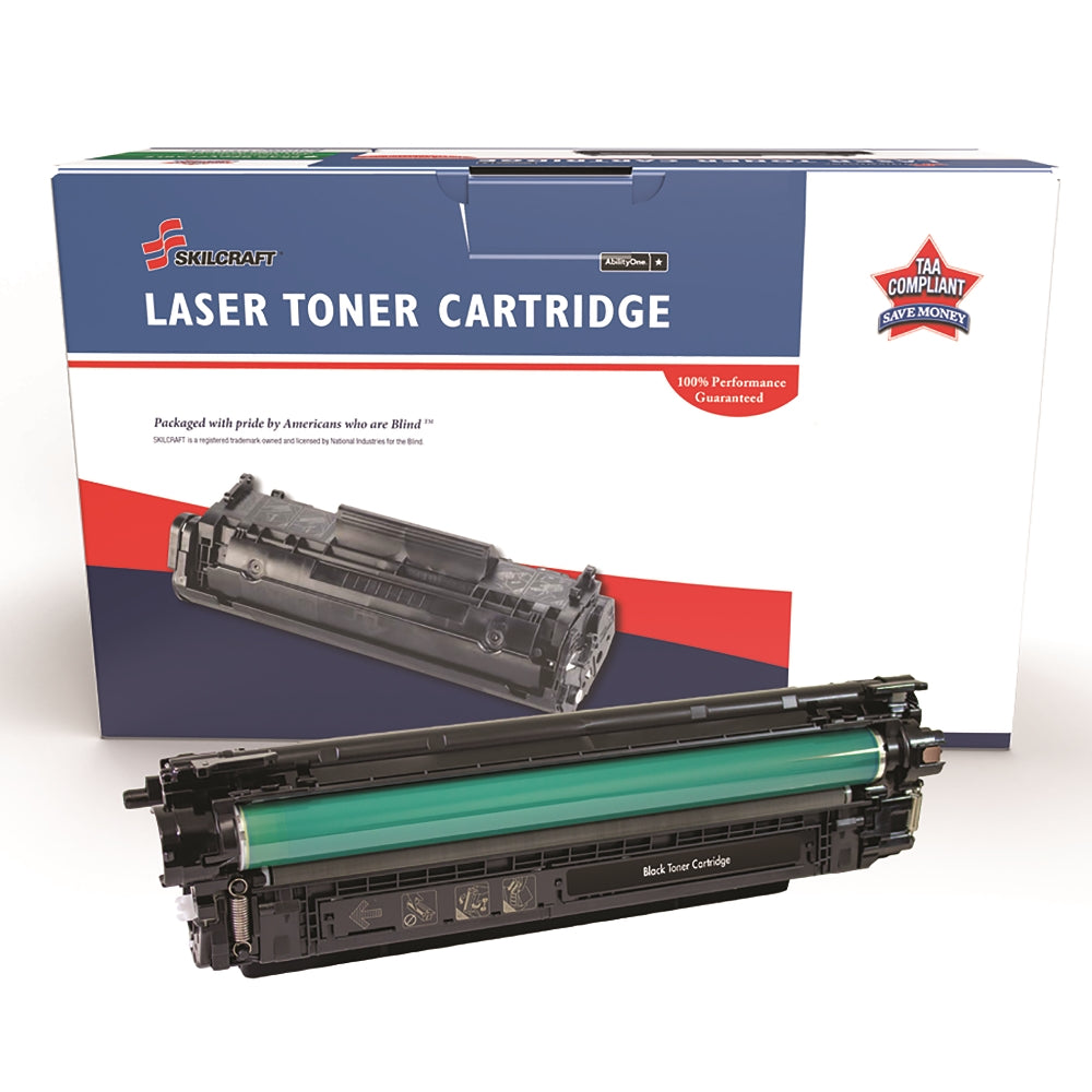 Image of SKILCRAFT® Remanufactured Toner Cartridge for HP CF450A (HP 655A), Page Yield 12.5k, Black