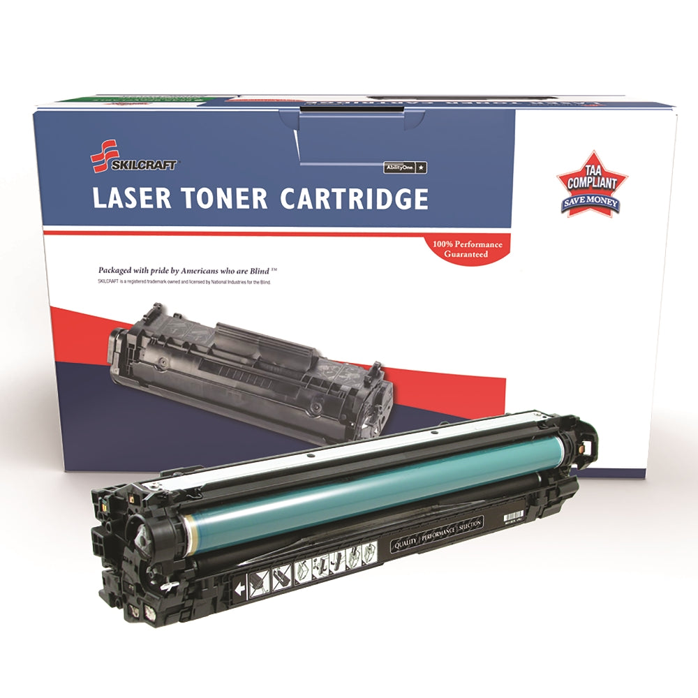 Image of SKILCRAFT® Remanufactured Toner Cartridge for HP CE270A (HP 650A), Page Yield 13.5k, Black