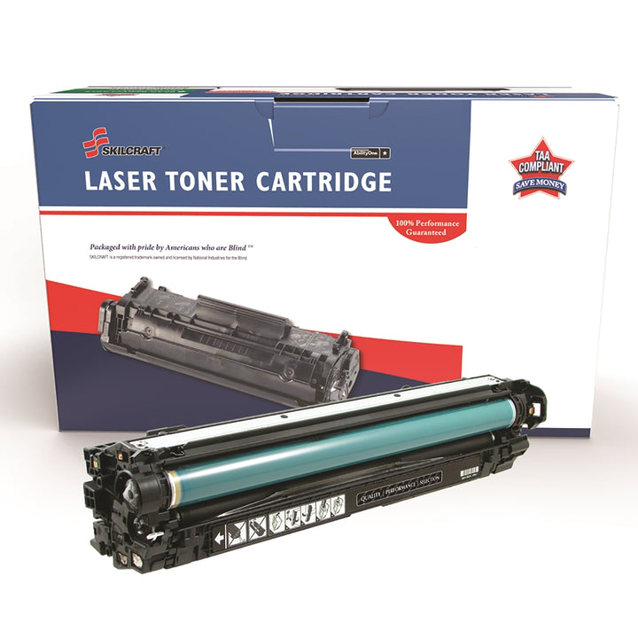 Image of SKILCRAFT® Remanufactured Toner Cartridge for HP CE270A (HP 650A), Page Yield 13.5k, Black
