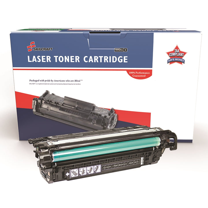 Image of SKILCRAFT® Remanufactured High Yield Toner Cartridge for HP CE264X (HP 646X), Page Yield 17k, Black