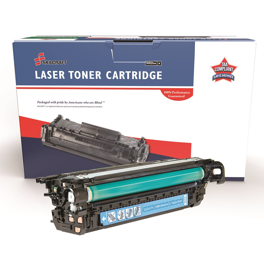 Image of SKILCRAFT® Remanufactured Toner Cartridge for HP CF031A (HP 646A), Page Yield 12.5k, Cyan