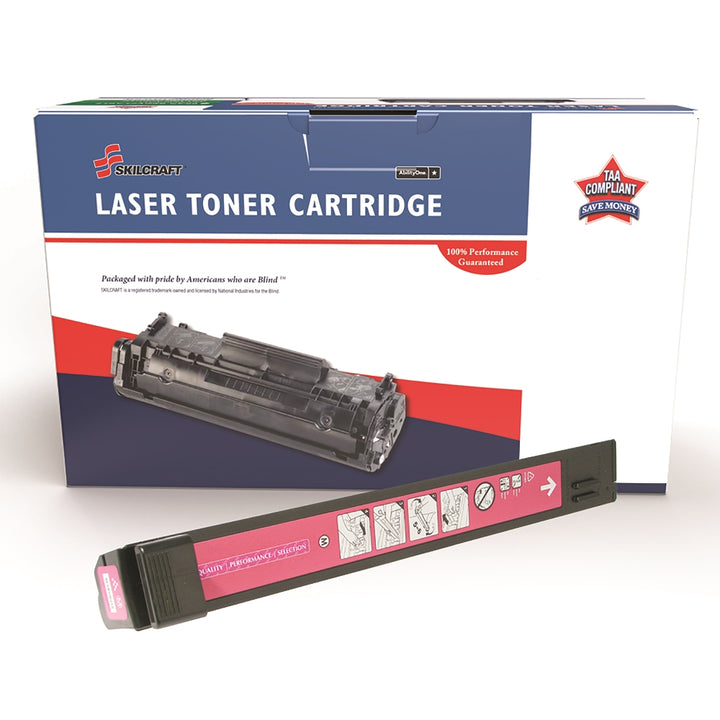 Image of SKILCRAFT® Remanufactured Toner Cartridge for HP CB383A (HP 824A), Page Yield 21k, Magenta