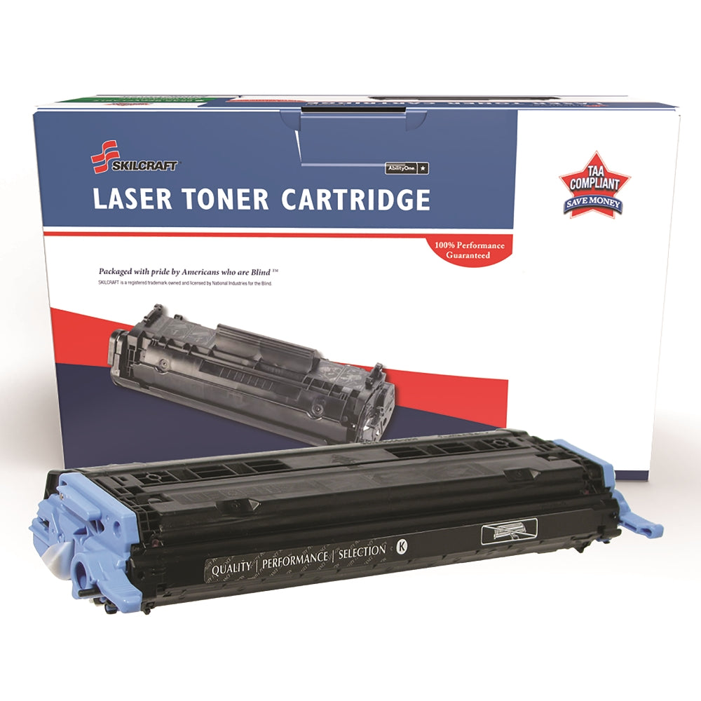 Image of SKILCRAFT® Remanufactured Toner Cartridge for HP Q6000A (HP 124A), Page Yield 2.5k, Black