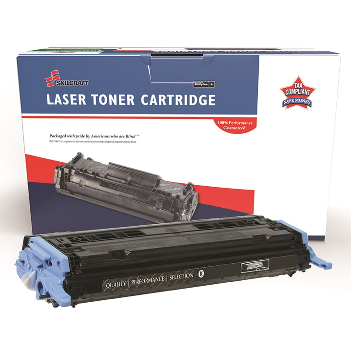 Image of SKILCRAFT® Remanufactured Toner Cartridge for HP Q6000A (HP 124A), Page Yield 2.5k, Black