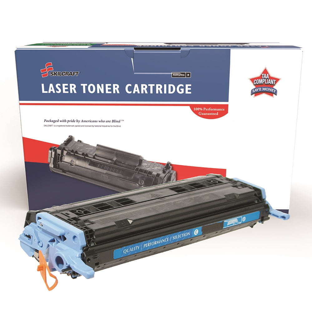 Image of SKILCRAFT® Remanufactured Toner Cartridge for HP Q6001A (HP 124A), Page Yield 2k, Cyan