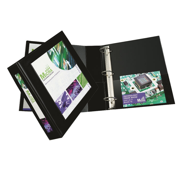 Image of Framed Slant-D Ring View Binder - 2" Capacity - Black