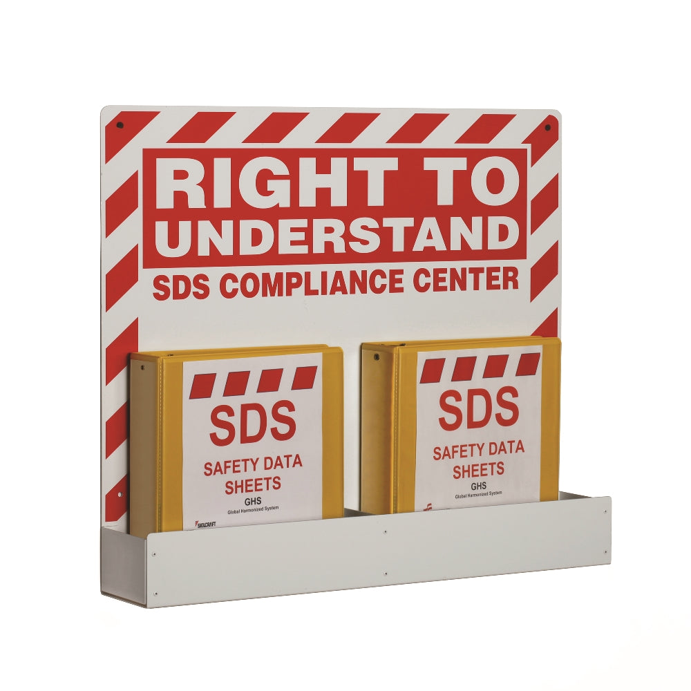 Image of SKILCRAFT® Right to Understand Safety Data Sheet Compliance Center - 2 Binder Station