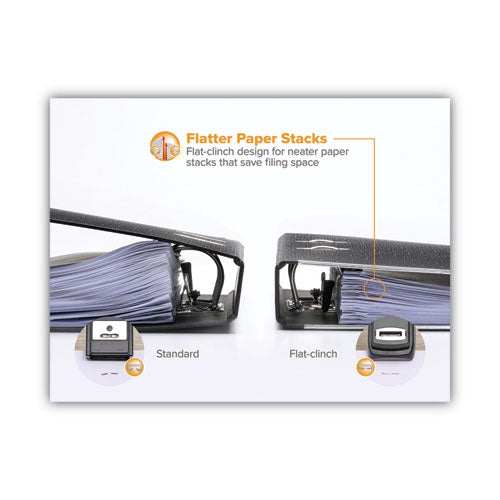 Image of Bostitch® B380HD Auto 180 Xtreme Duty Automatic Stapler, 180-Sheet Capacity, Silver/black