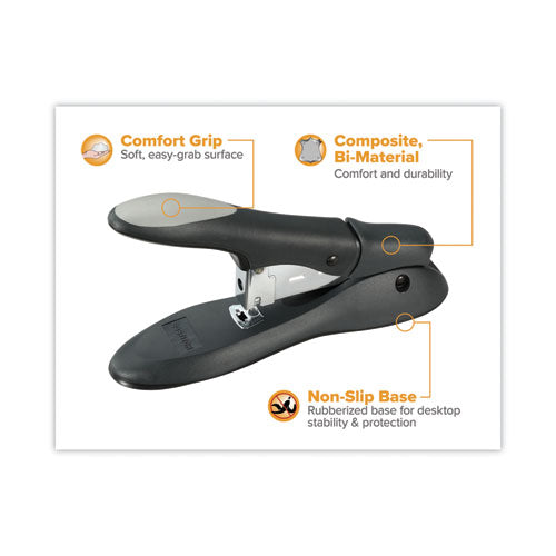 Image of Bostitch® PHD-60 Personal Heavy-Duty 60-Sheet Stapler, 60-Sheet Capacity, Black/gray