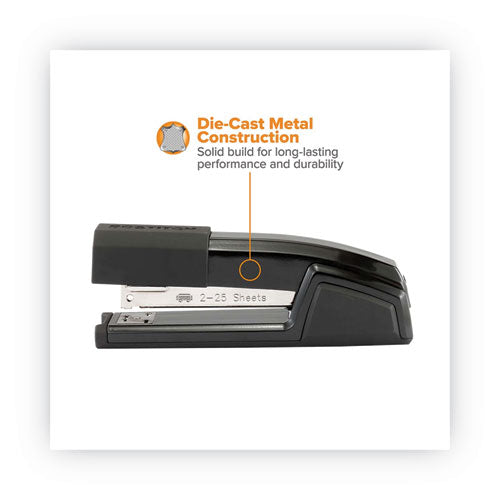Image of Bostitch® B777-BLK Epic Stapler, 25-Sheet Capacity, Black
