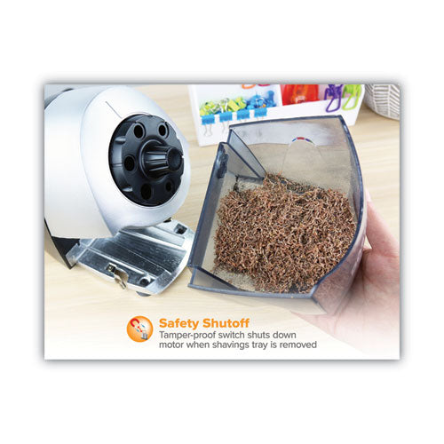 Image of Bostitch® EPS12HC Super Pro 6 Commercial Electric Pencil Sharpener, Ac-Powered, 6.13 X 10.69 X 9, Gray/black