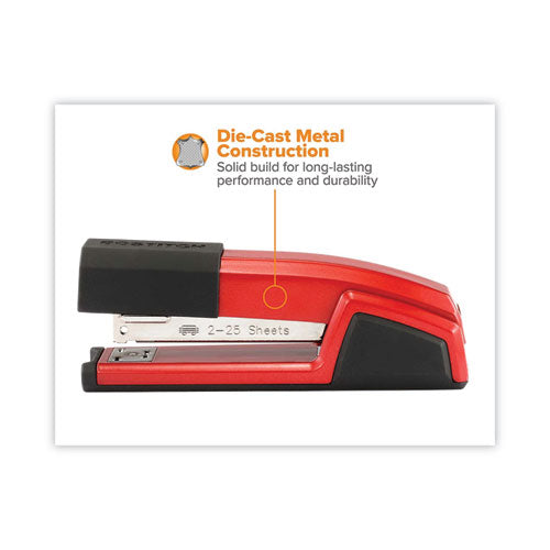 Image of Bostitch® B777-RED Epic Stapler, 25-Sheet Capacity, Red