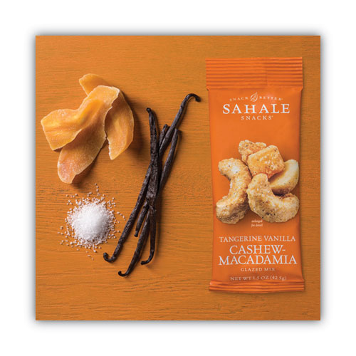 Image of Sahale SnacksÂ® Glazed Mixes, Tangerine Vanilla, 1.5 Oz Pouch, 18/carton