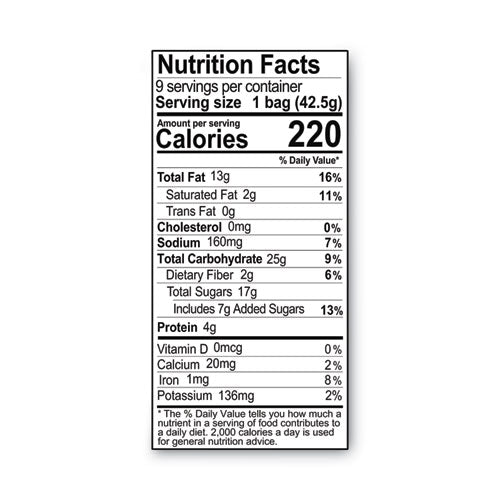 Image of Sahale SnacksÂ® Glazed Mixes, Tangerine Vanilla, 1.5 Oz Pouch, 18/carton
