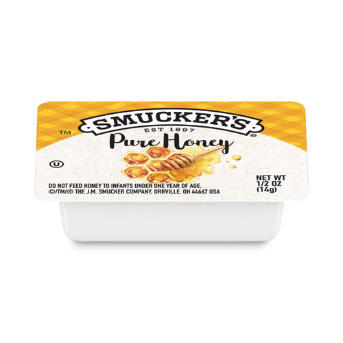 Image of Smucker's® 5150000763 Smucker's Honey, Single Serving Packs, 0.5 oz, 200/Carton