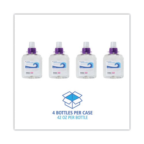Image of Boardwalk® 6165-04-GCE00VL Green Certified Foam Hand Soap, Unscented, 1,250 mL Refill, 4/Carton